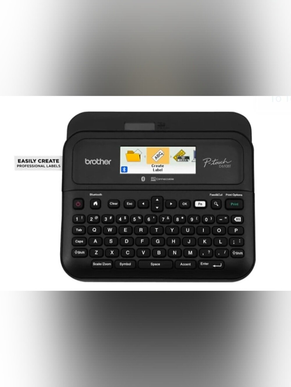 Brother® P-touch PT-D610BT Professional Connected Label Maker W/ Bluetooth. BNIB